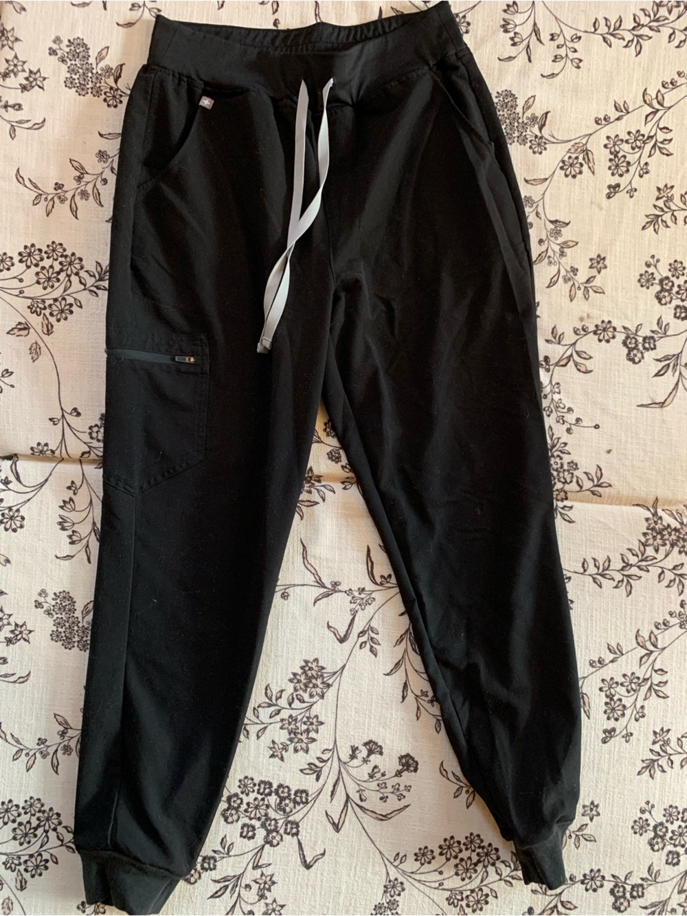 Figs Black Jogger Scrubs